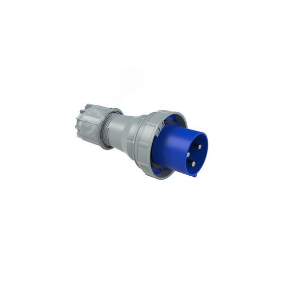 Вилка кабельная 125А/230V/1P+N+E/IP67 PCE 043-6