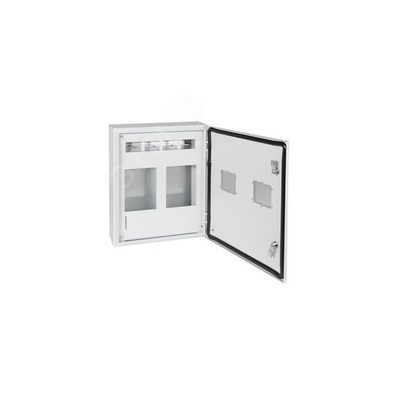Корпус металлический ЩУРн-ПРО-3х2-МП/16-550х470х147-IP66-УХЛ1 3ф х 2 счетчика на МП с окном учета, 18 мод., типоисполнение ПРО КЭАЗ 367476