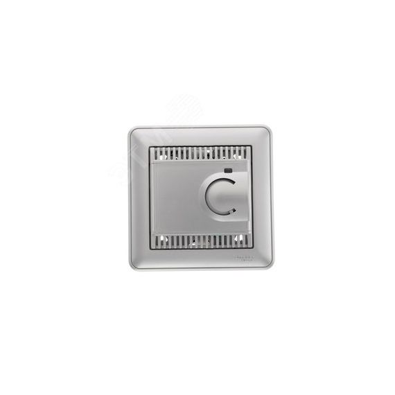 Термостат теплого пола электронный 10A датчик матовый хром SE (Systeme) TES-151-58