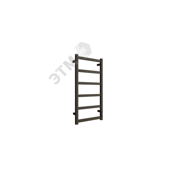 Полотенцесушитель электрический из квадратного профиля J plaza neo 80/40 с диммером цвет чёрный матовый ДВИН 4657763840426