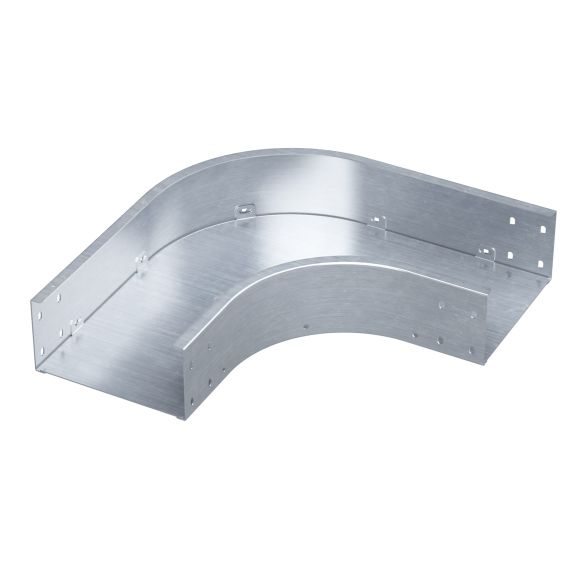 Угол горизонтальный 90 градусов 100х150, 2,0 мм, цинк-ламель, в комплекте с крепежными элементами и соединительными пластинами, необходимыми для монтажа