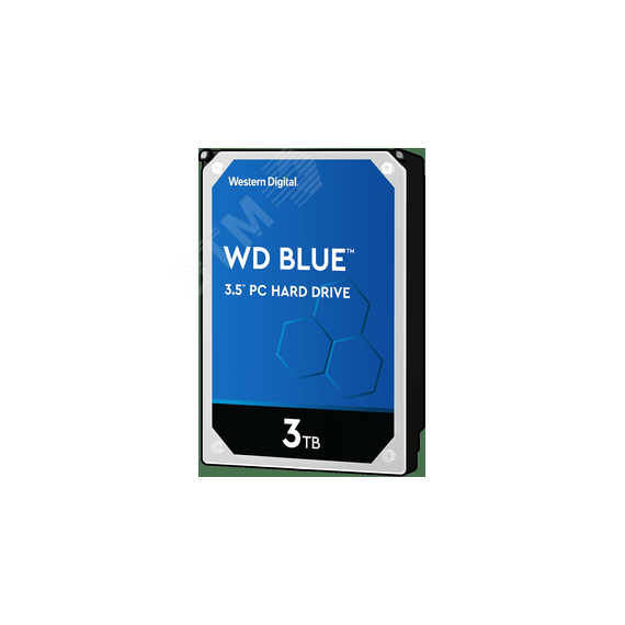 Жесткий диск 3TB Blue 3.5'', SATAIII, 5400 об/мин, 64 МБ Western Digital WD30EZRZ