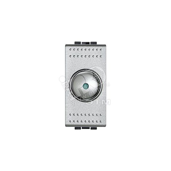LivingLight Светорегулятор для резистивных нагрузок 500Вт алюминий BTicino NT4402N