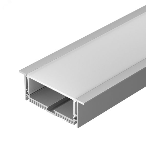 Профиль с экраном SL-LINIA88-F-2500 ANOD+OPAL (ARL, Алюминий) Arlight 020471