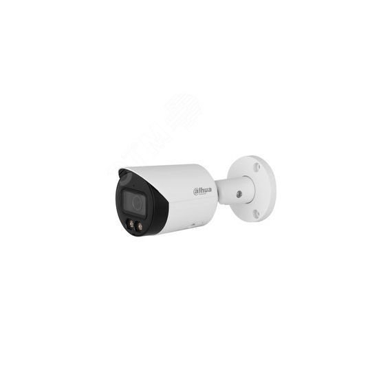 Видеокамера IP 2Мп цилиндрическая IP67 LED-30м с PoE Full-color с ИИ (3.6мм) Dahua DH-IPC-HFW2249SP-S-LED-0360B