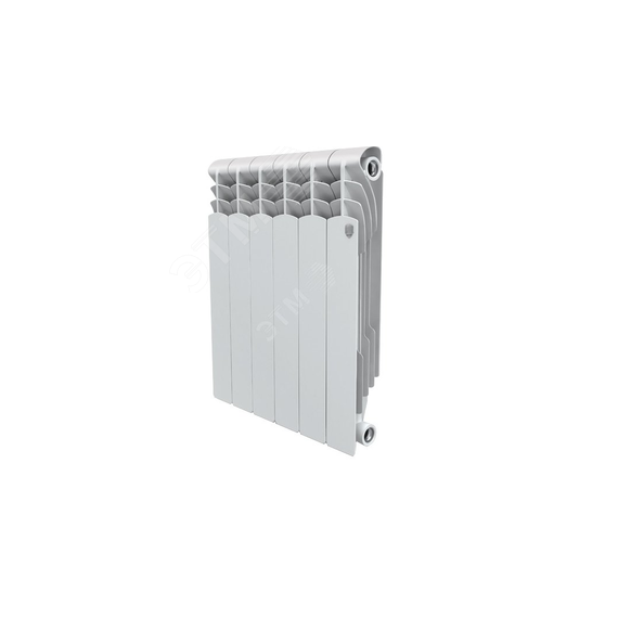 Радиатор алюминиевый секционный 500/100/12 боковое подключение Royal Thermo RTI250012