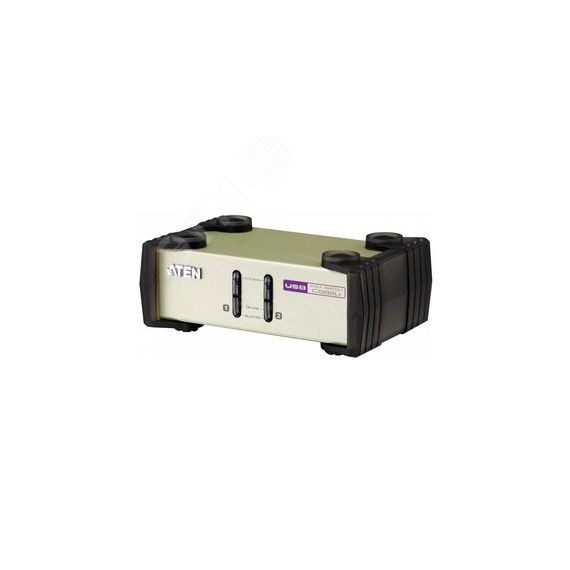Переключатель KVM настольный, 2 порта, VGA, USB, PS/2, 2048 x 1536 Aten CS82U