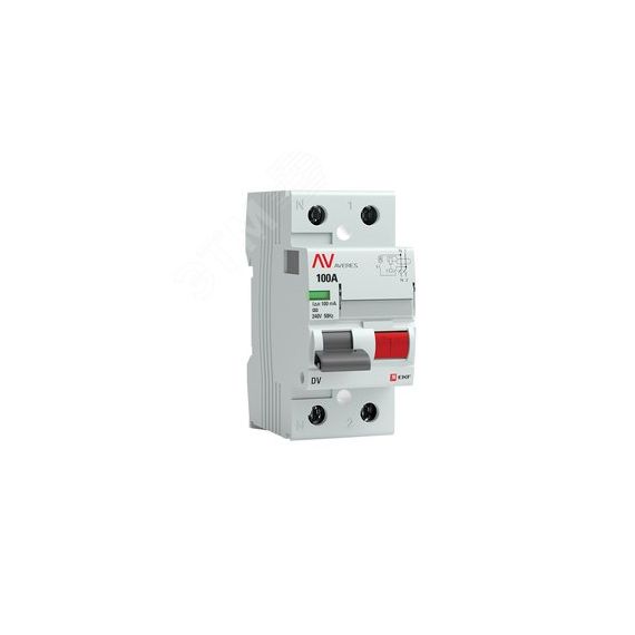 Устройство защитного отключения DV 2P 100А/100мА (A) AVERES EKF rccb-2-100-100-a-av