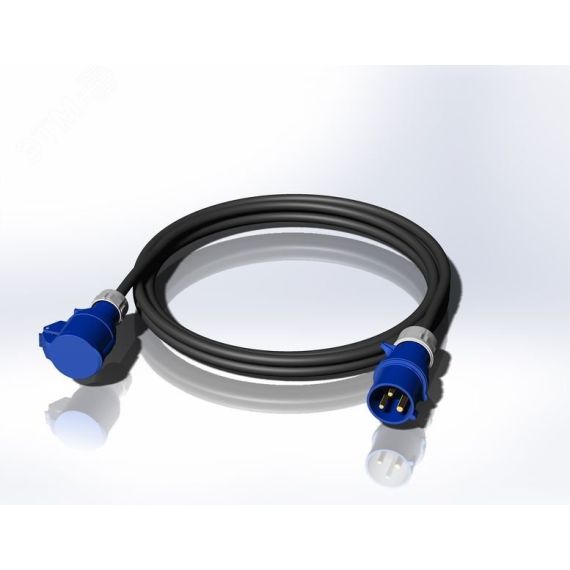Удлинитель кабельный CEE32A/3P - CEE32A/3P IP44 XTREM H07RN-F 3G4 10м. AlpenBox 8980002