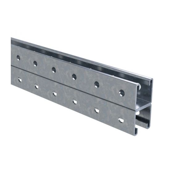 Двойной С-образный профиль 41х41,L1200, толщ 2,5 мм, нержавеющая сталь AISI 304