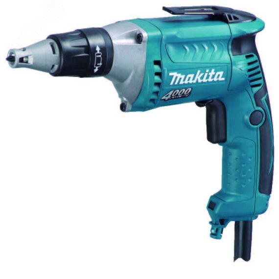 Шуруповерт 570Вт, 0-4000об/м, HEX1/4'', подсветка Makita FS4300