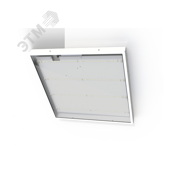 Светодиодный светильник Diora Office Glass 38/5000 opal 5000лм 38Вт 5000K IP65 0.95PF 80Ra Кп<1 DIORA DOG38-O-5K