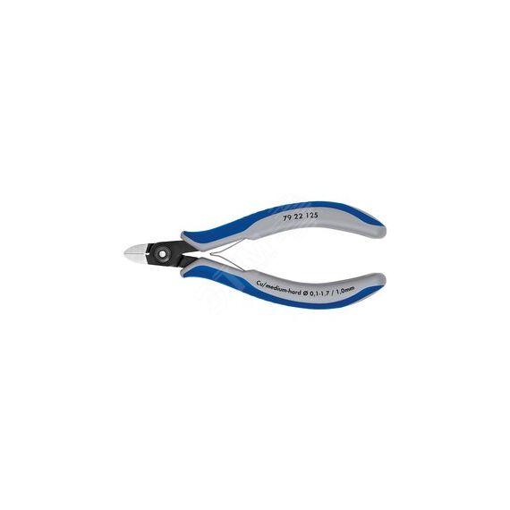 Прецизионные кусачки боковые для электроники вороненые 125 мм Knipex KN-7922125
