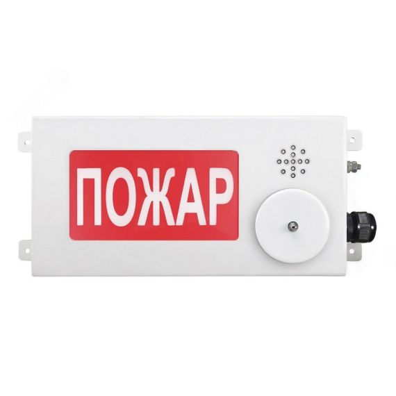 Оповещатель взрывозащищенный свето-звуковое табло малогабаритное ТСЗВ-Exi-М-Прометей-МИНИ,          ''Пожар'',12-36В Спектрон ТСЗВ-Exi-М-Прометей-МИНИ 12-36В