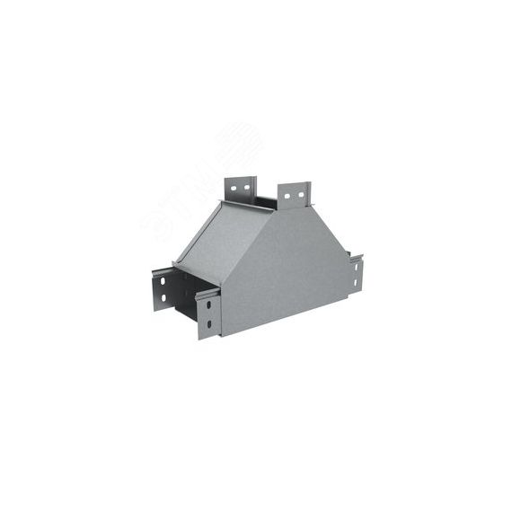 Т-отвод вертикальный вверх 80х600 мм ПЛЮС INOX304 КМ-профиль PL6217