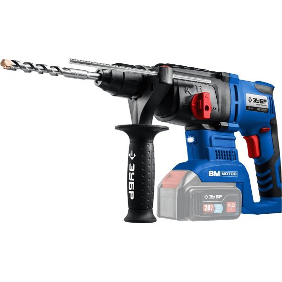 Перфоратор 20В бесщеточный, без АКБ, в коробке, Профессионал ЗУБР PB-260