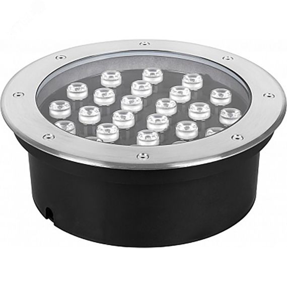 Светильник светодиодный тротуарный ДВУ-36w 6400К IP67 круг FERON SP2703