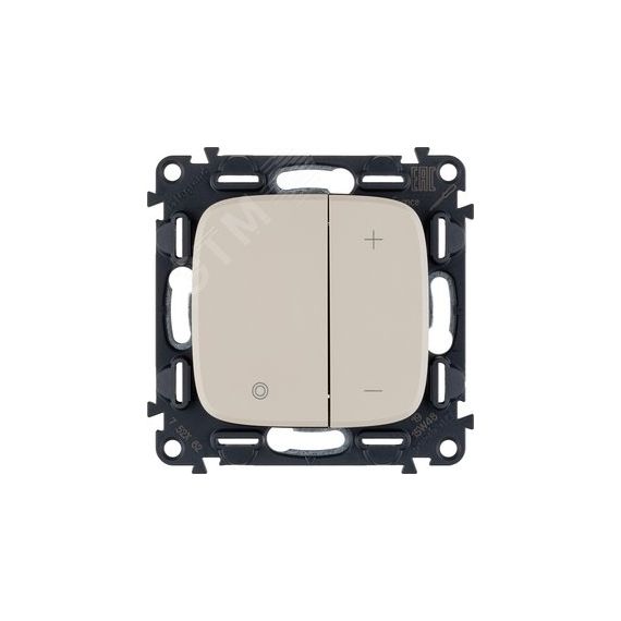 Valena ALLURE Светорегулятор кнопочный универсальный 400Вт без нейтрали С лицевой панелью Слоновая кость LEGRAND 752862