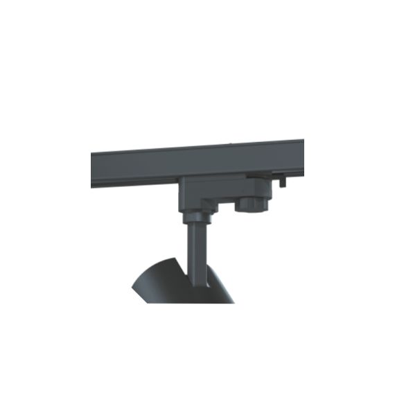 Крепление на трехфазный шинопровод позволяет менять расположение без дополнительных усилий