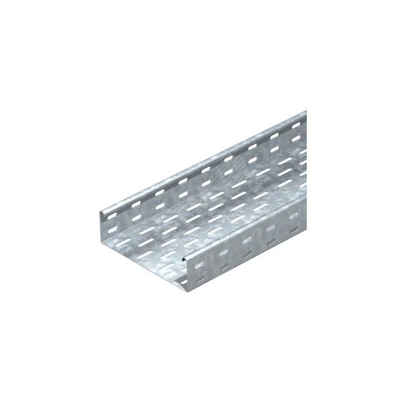 Кабельный листовой лоток перфорированный 60x600x3000 горячий цинк OBO Bettermann EKS 660 FT