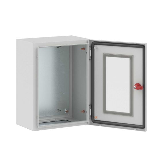 Корпус навесной ST с М/П с прозрачной дверью ВxШxГ 400x300x200 мм, IP66