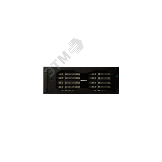 Сервер двухпроцессорный RS436 4U, ОЗУ до 16 слотов, HDD/SSD 16X2.5''/3.5'' SATA/SAS/NVMe INFERIT INF RS436