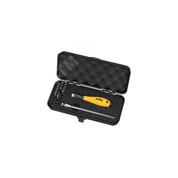 Отвертка с насадками System 4 SoftFinish-Telescopic ESD 16 предметов 269ESD Wiha 33503