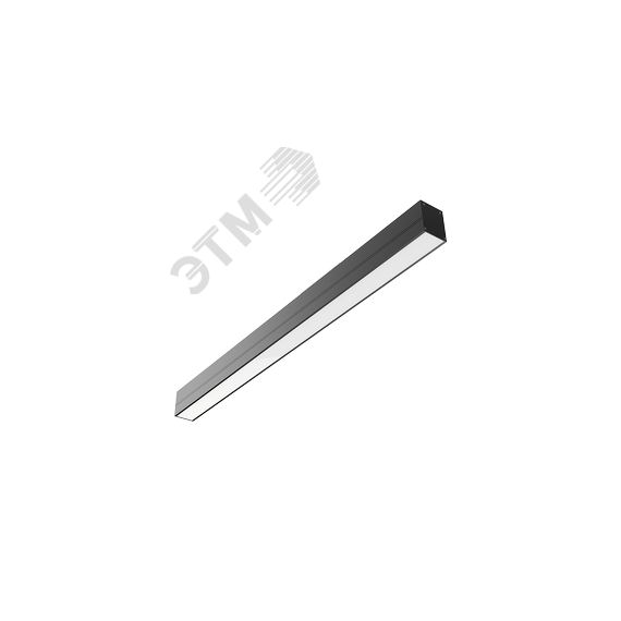 Светильник светодиодный ДПО/ДСО-16Вт 4000К T-Line DALI черный Вартон V1-R0-90303-05D01-2001640