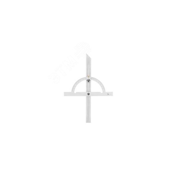 Угломер нониусный 10-170 град (150x300мм 1 град) регулир.рейка (ГРСИ №83810-21) Калиброн 1032766