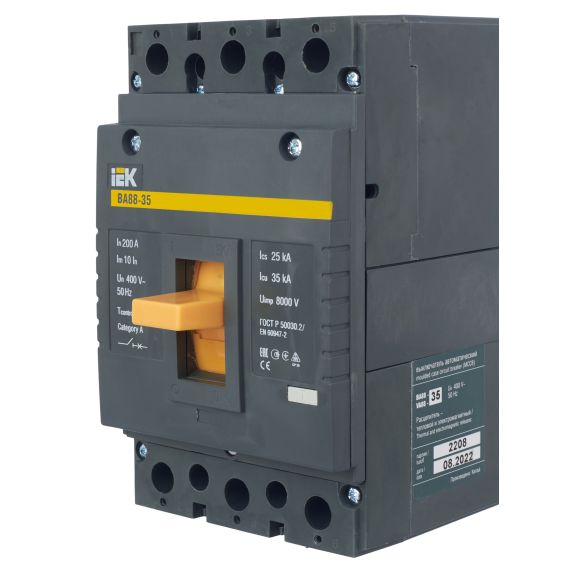 Выключатель автоматический ВА88-35 3Р 200А 35кА IEK