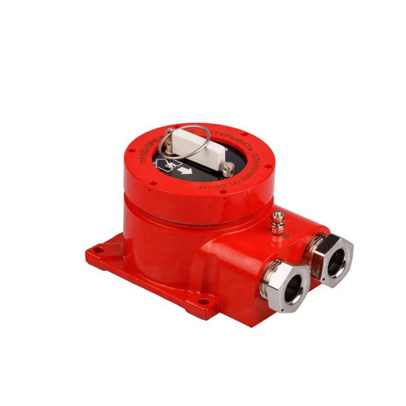 Извещатель пожарный ручной взрывозащищенный неадресный ЕхИП535-1В/Г-А-З-М27- класс А Эталон НПК 908.2521.00.000-28.01