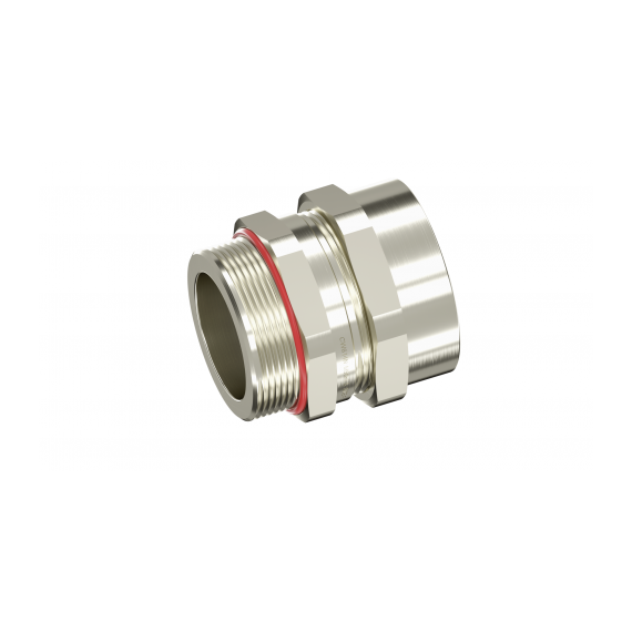 Взрывозащищенный кабельный ввод AAS под бронированный кабель, одно уплотнение M25х1,5 D10,5-18мм. Нержавеющая сталь AISI316L. IP66/68