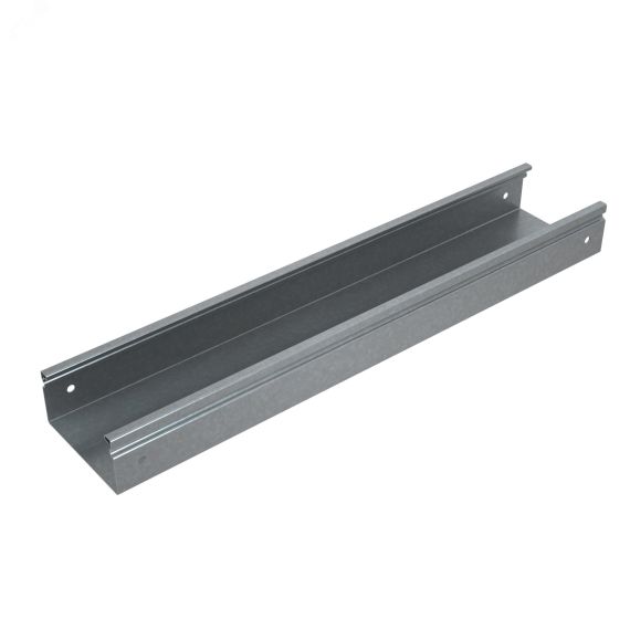 Лоток неперф. 50х500х1,5 L2000 мм Стандарт ПЛЮС INOX304 КМ-профиль PL5424