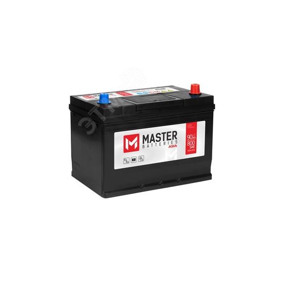 Аккумулятор автомобильный MASTER BATTERIES Asia 90Ah R+ MASTER BATTERIES MBA900