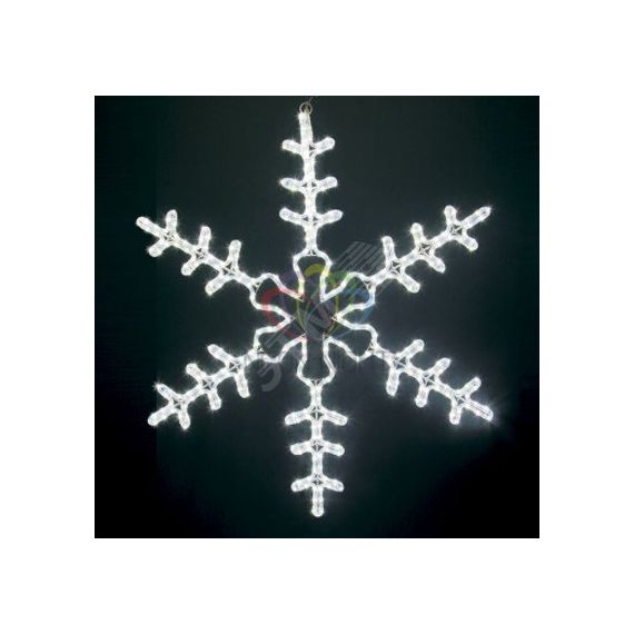 Фигура световая большая Снежинка белый, размер 95x95 см Neon-Night 501-333