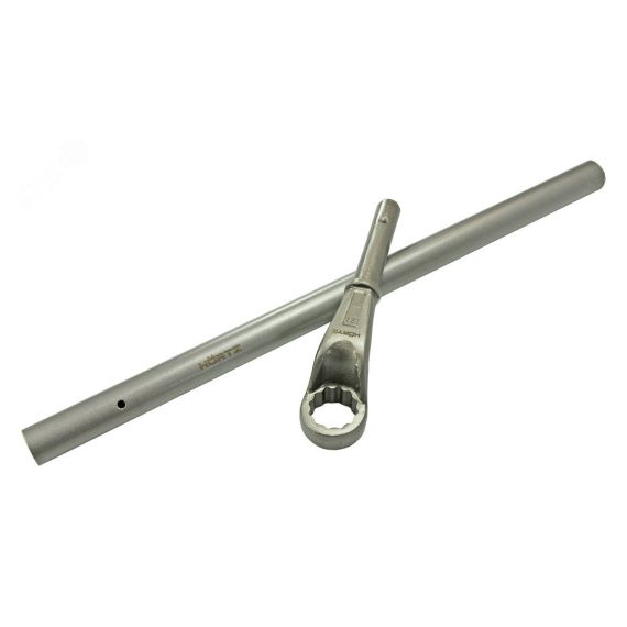 Ключ накидной односторонний 55 усиленный с рукояткой Hortz 307697