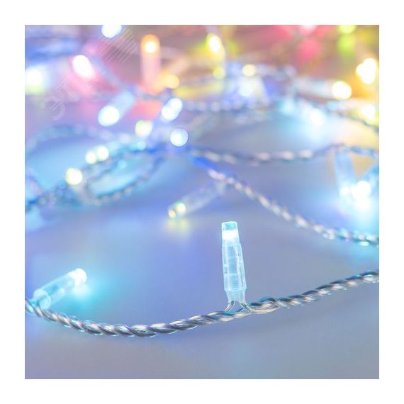 Гирлянда светодиодная декоративная ARD-STRING-CLASSIC-10000-CLEAR-100LED-LIVE RGB-DMX (24V, 10W) (ARDCL, IP65) Arlight 031740