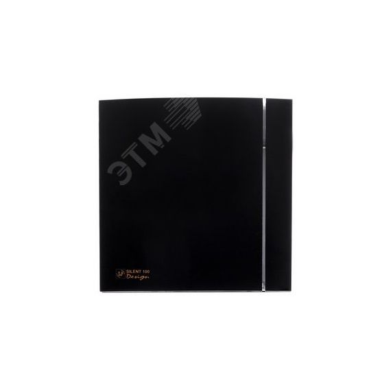 Вентилятор накладной Silent-100 CRZ Black Design 4C с таймером Soler & Palau 03-0103-156