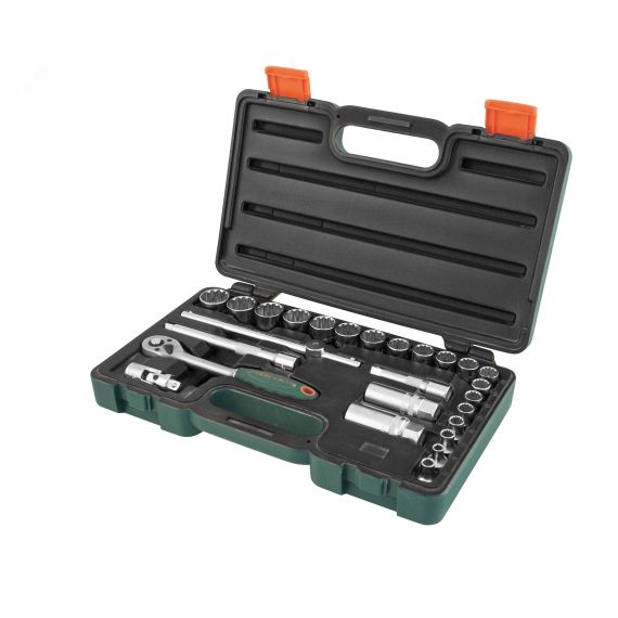 Набор головок торцевых 3/8''DR Super Tech, 26 предметов Jonnesway S68H3126S