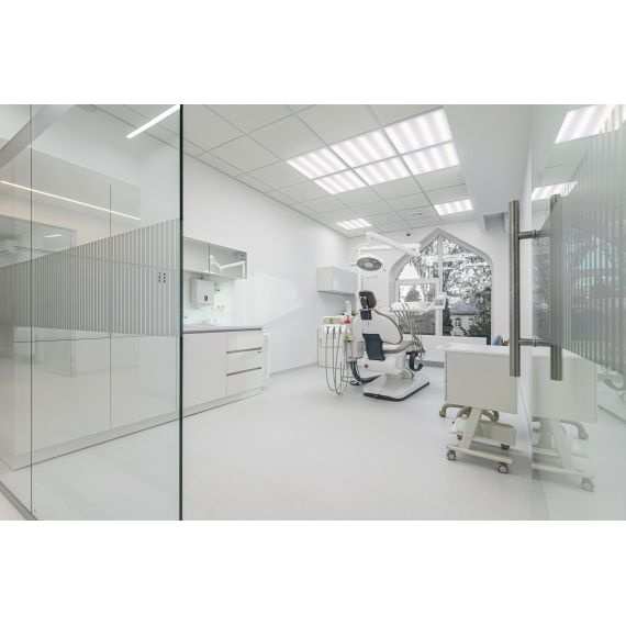 PRO Панель светодиодная ДВО 1201 40Вт 5000К IP54 595х595мм опал IEK