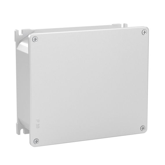 Коробка ответвительная алюминиевая окрашенная, IP66/IP67, RAL9006, 239х202х85мм