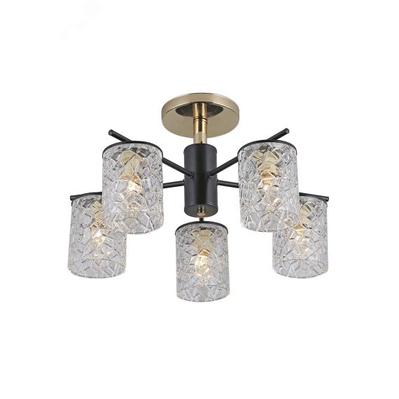 Люстра Linda 9090-305 5 * Е27 40 Вт модерн Rivoli Б0052698