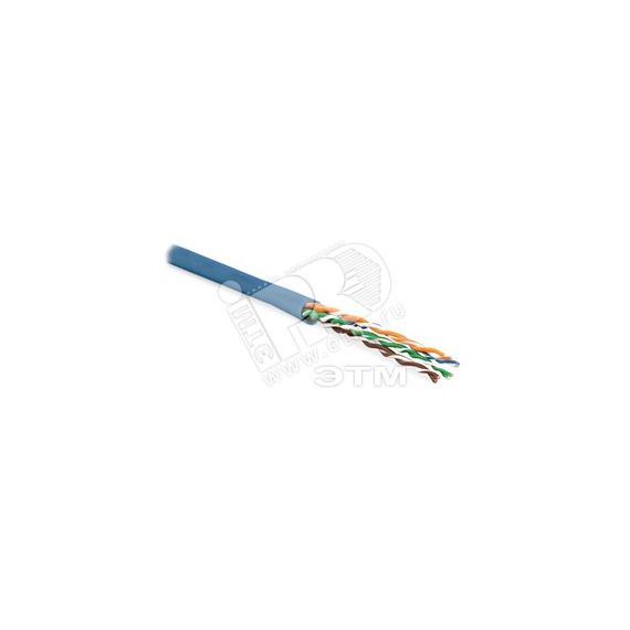 Кабель витая пара. неэкранированная U/UTP. категория 5e. 4 пары (24 AWG). многожильный (patсh). LSZH. нг(С)-HF. -20C– +75C. красный Hyperline 243610