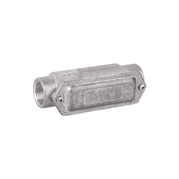 Коробка протяжная алюминиевая, 2 ввода 180°, М50х1,5 ,IP55, 171х62х71мм