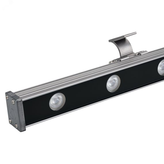 Прожектор линейный AR-LINE-1000-12W Warm3000 (GR, 15x60 deg, 230V) (Arlight, IP65 Металл, 3 года) Arlight 041728