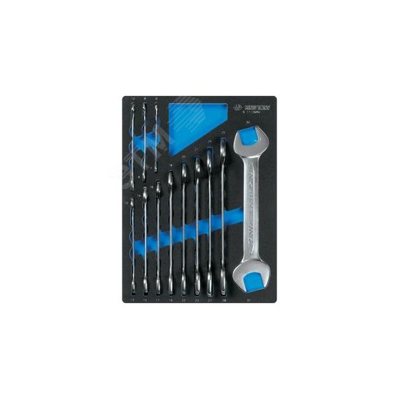 Набор рожковых ключей, ложемент, 12 предметов King Tony 9-1112MRV