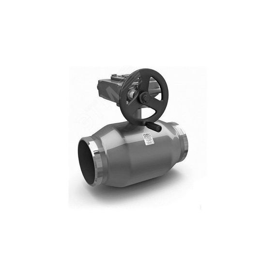 Кран шаровой стальной цельносварной приварной стандартнопроходной DN40 PN40 с редуктором LD КШ.Ц.П.Р.040.040.Н/П.02