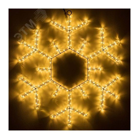 Фигура ARD-SNOWFLAKE-M5-600х600х60LED Warm (230V, 20W) (Ardecoled, IP65) Arlight 034253