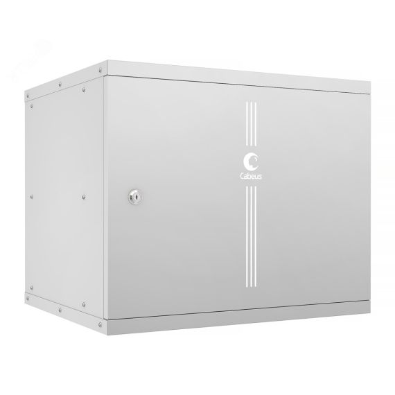 Шкаф телекоммуникационный настенный 19дюймов 9U Cabeus WSC-05D-9U55/45m