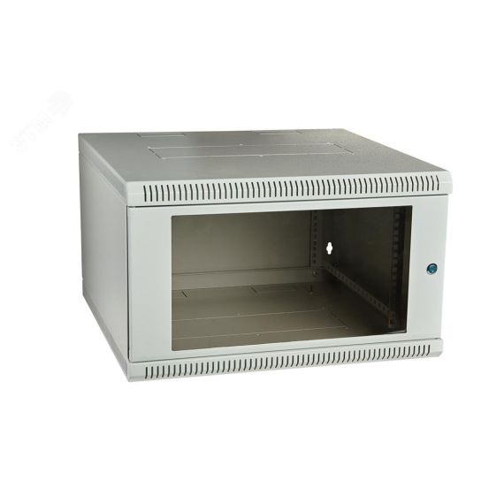 Шкаф настенный разборный 19д6U(600x450) дверь стекло ССД 130411-00637